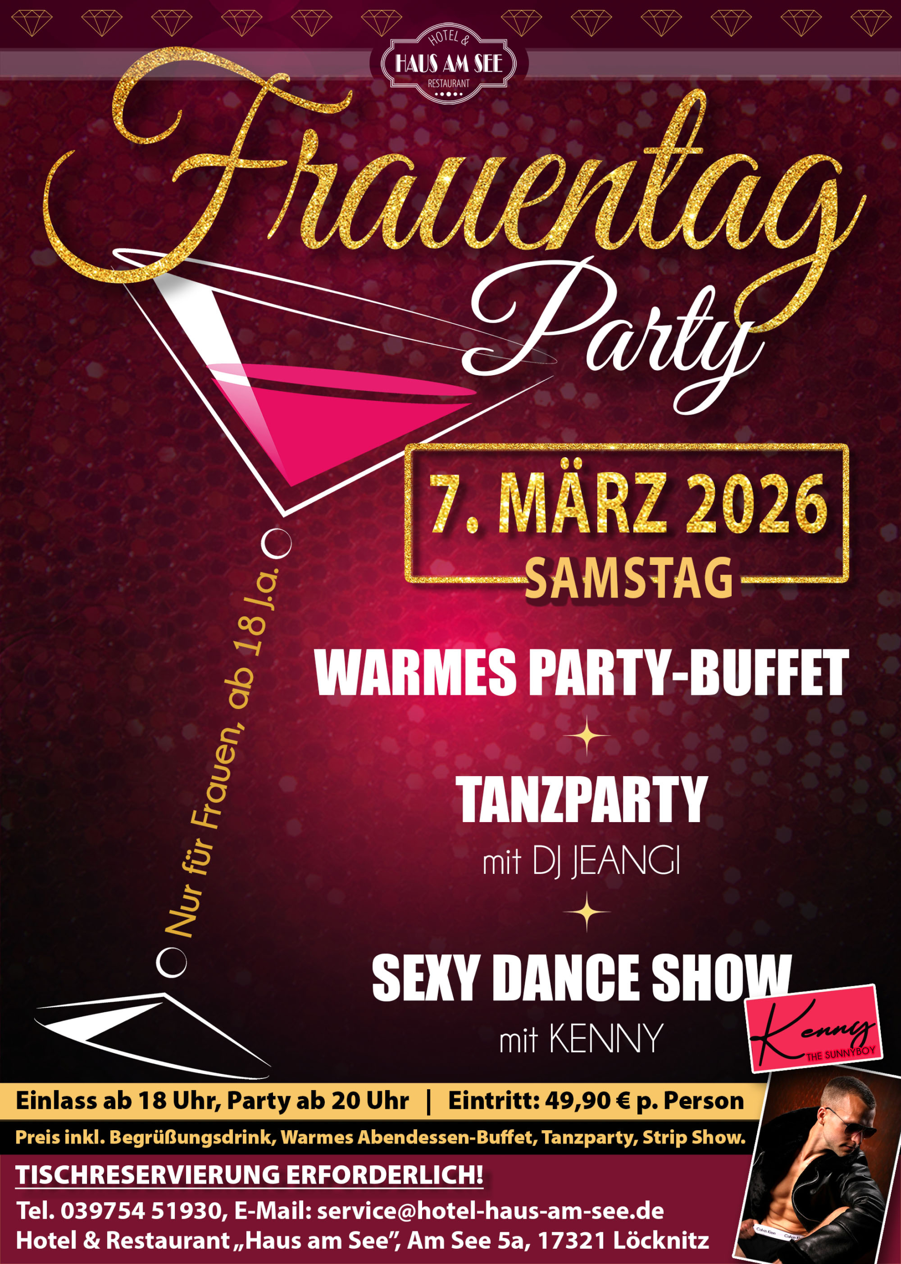 Frauentagsparty 2026 im "Haus am See"